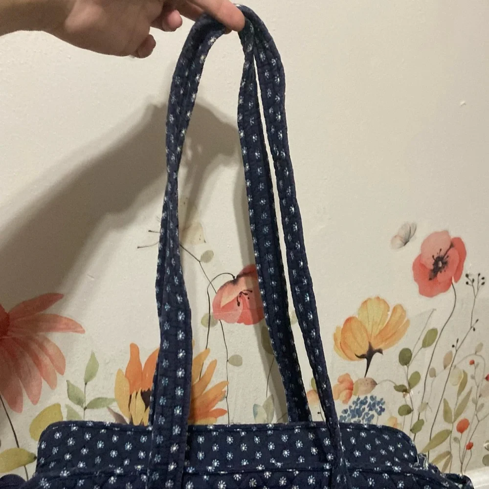 Vera Bradley Nantucket Navy Quilted Diaper Bag